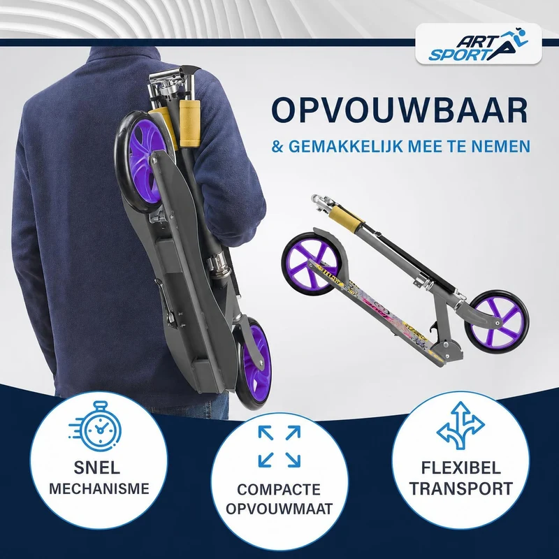 Trottinette enfant dès 3 ans – roues XXL et frein