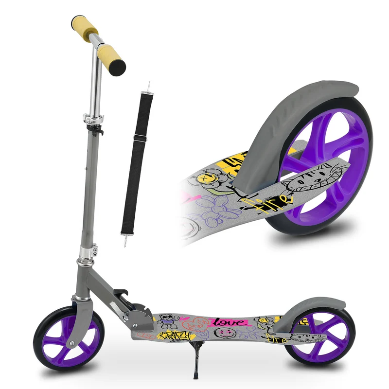 Trottinette enfant dès 3 ans – roues XXL et frein