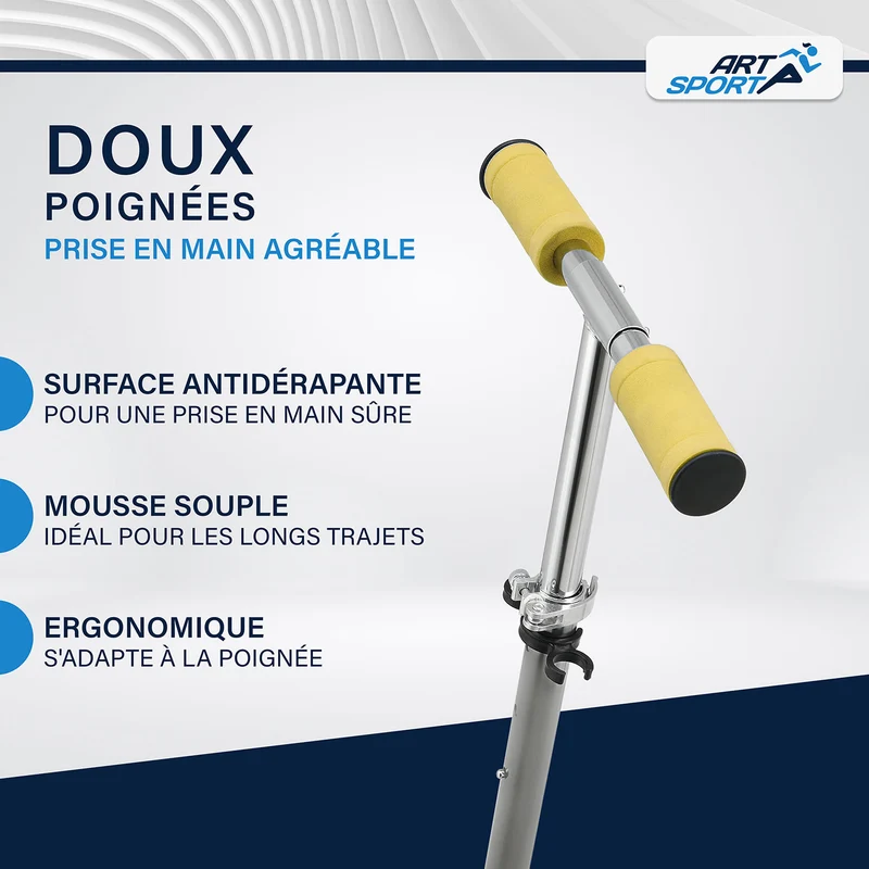 Trottinette enfant dès 3 ans – roues XXL et frein