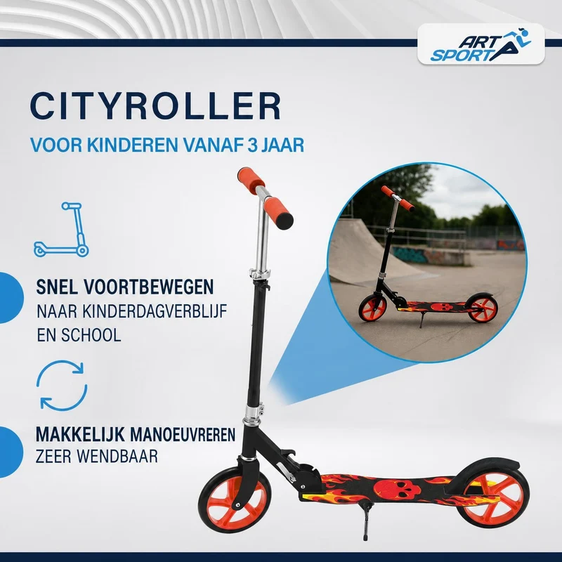 Trottinette enfant dès 3 ans – roues XXL et frein