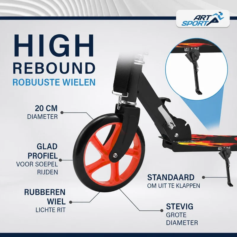 Trottinette enfant dès 3 ans – roues XXL et frein