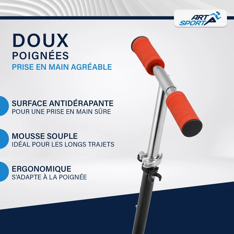 Trottinette enfant dès 3 ans – roues XXL et frein