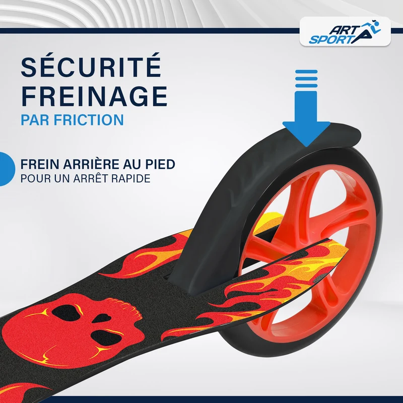 Trottinette enfant dès 3 ans – roues XXL et frein