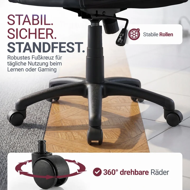 Chaise de bureau Racing Montreal – jusqu'à 120 kg