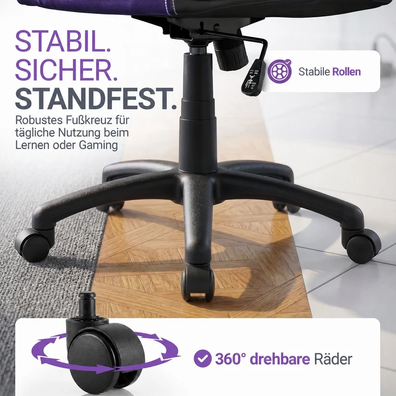 Chaise de bureau Racing Montreal – jusqu'à 120 kg