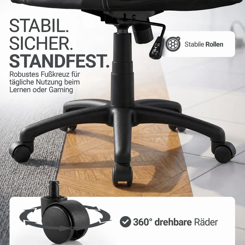 Chaise de bureau Racing Montreal – jusqu'à 120 kg