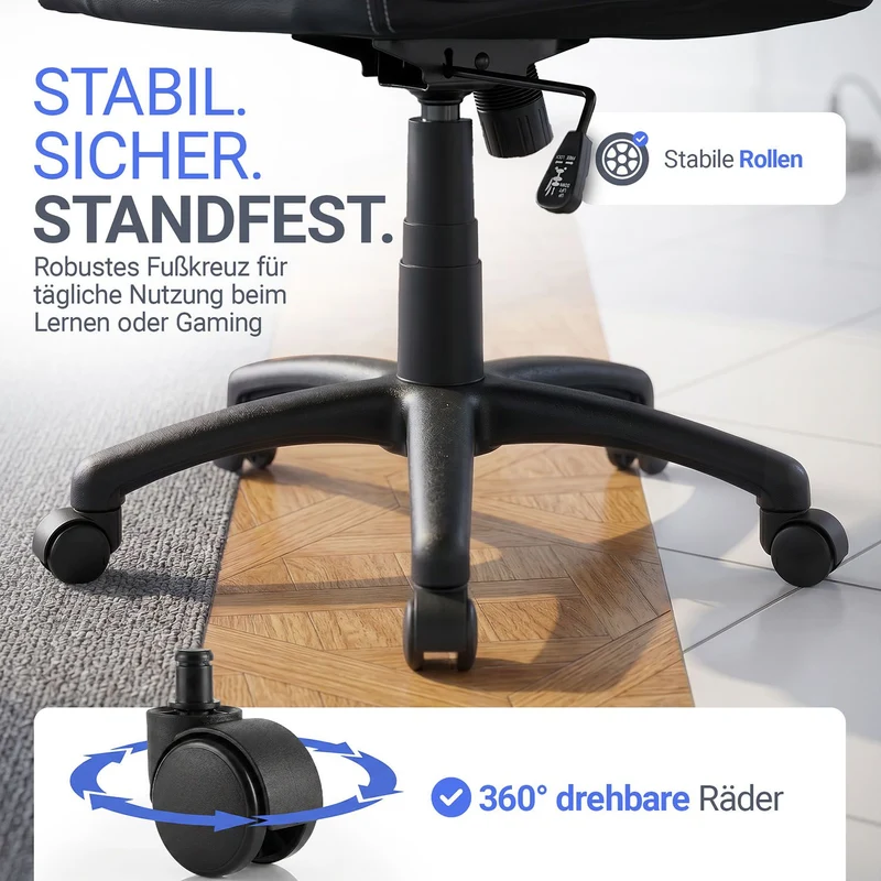 Chaise de bureau Racing Montreal – jusqu'à 120 kg