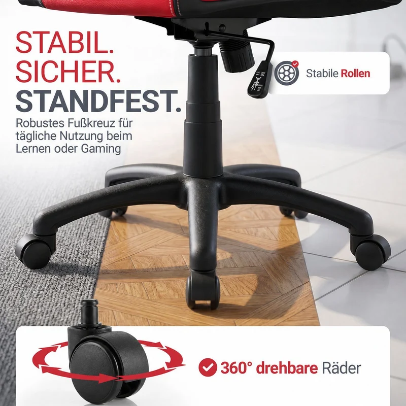 Chaise de bureau Racing Montreal – jusqu'à 120 kg