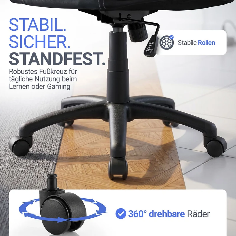 Chaise de bureau Racing Montreal – jusqu'à 120 kg