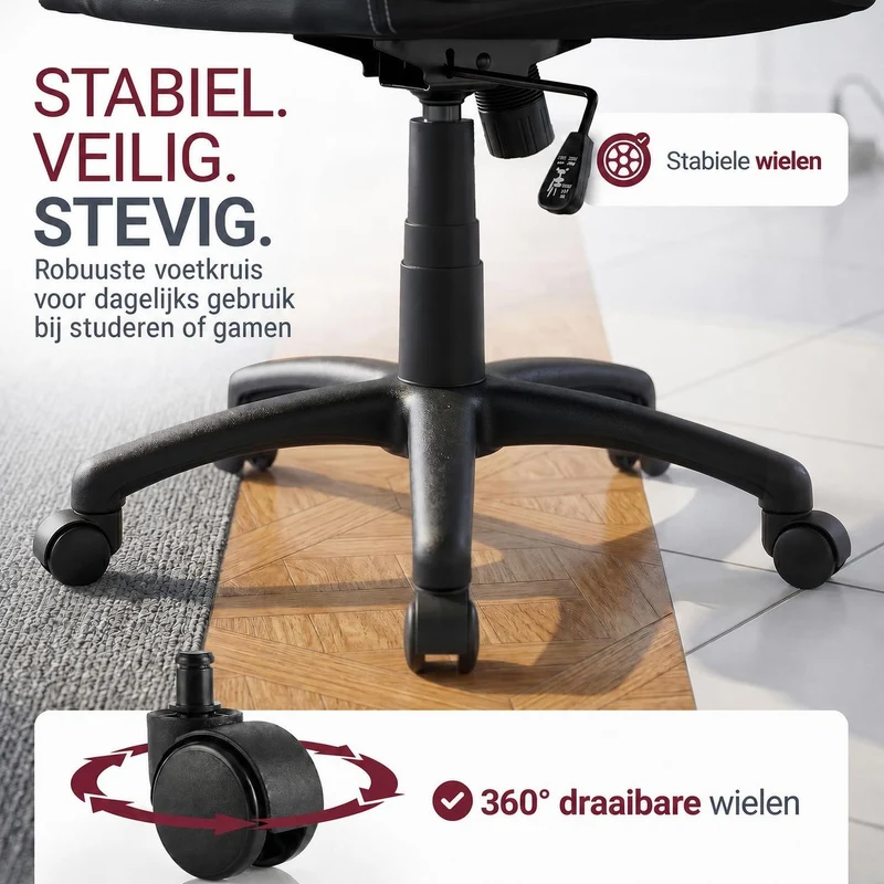 Chaise de bureau Racing Montreal – jusqu'à 120 kg