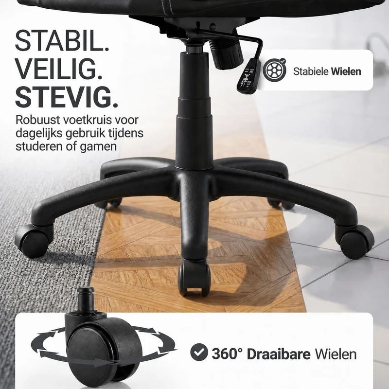 Chaise de bureau Racing Montreal – jusqu'à 120 kg