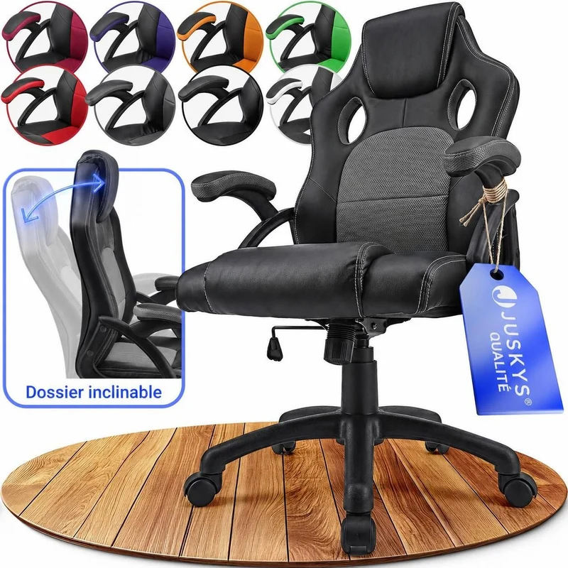 Chaise de bureau Racing Montreal – jusqu'à 120 kg
