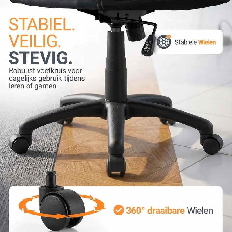 Chaise de bureau Racing Montreal – jusqu'à 120 kg