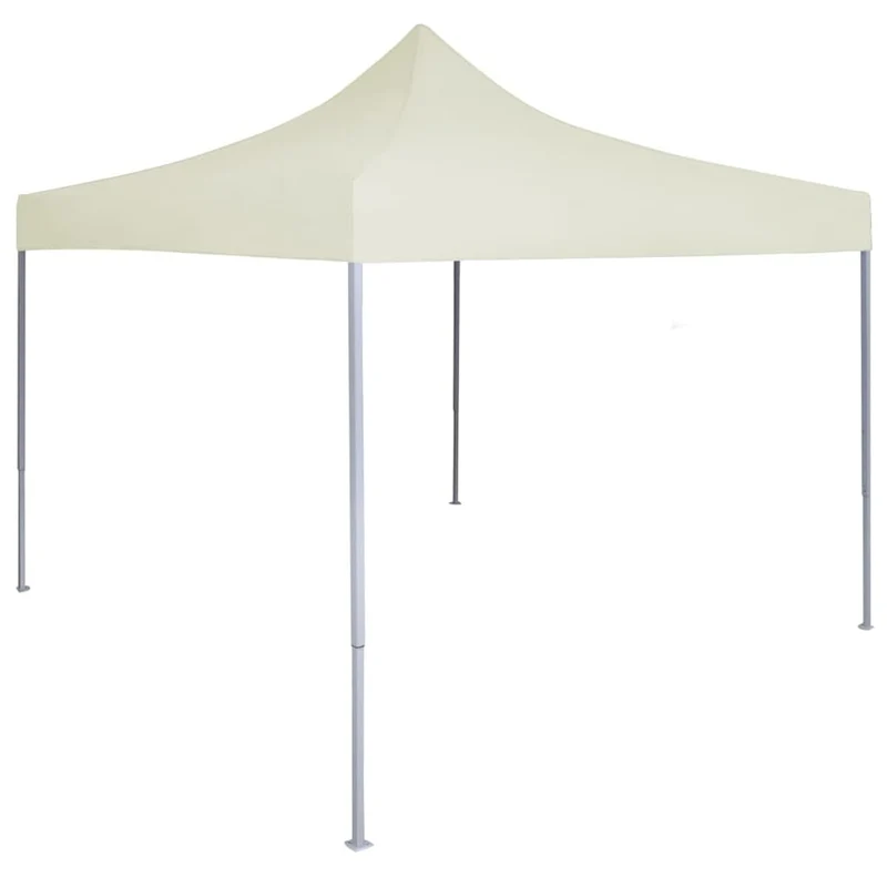 Partytent Professiol Inklapbaar 2X2 M Staal Crème