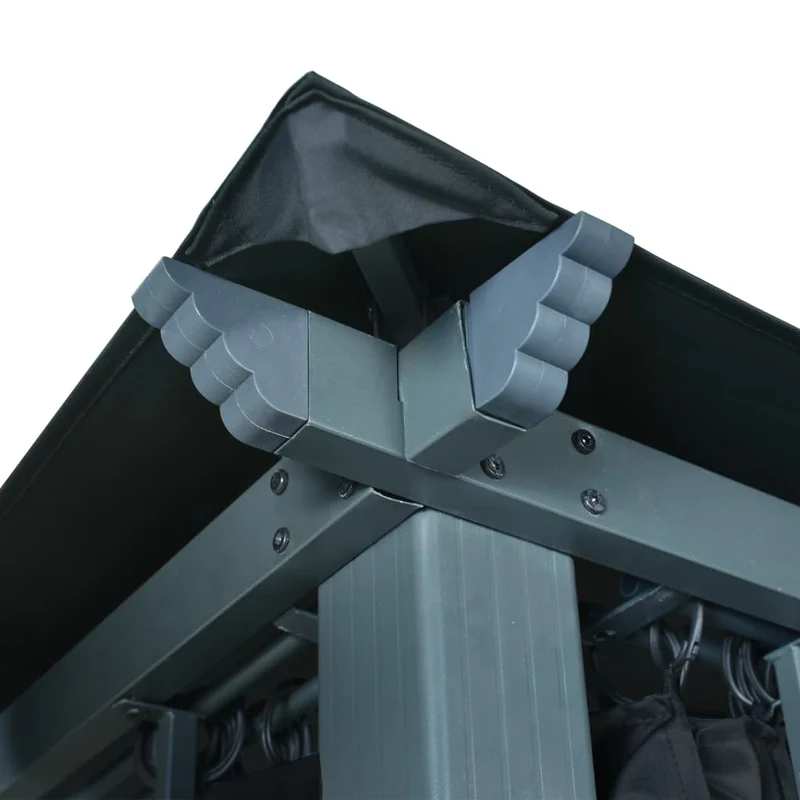 Prieel Met Gordijn Aluminium