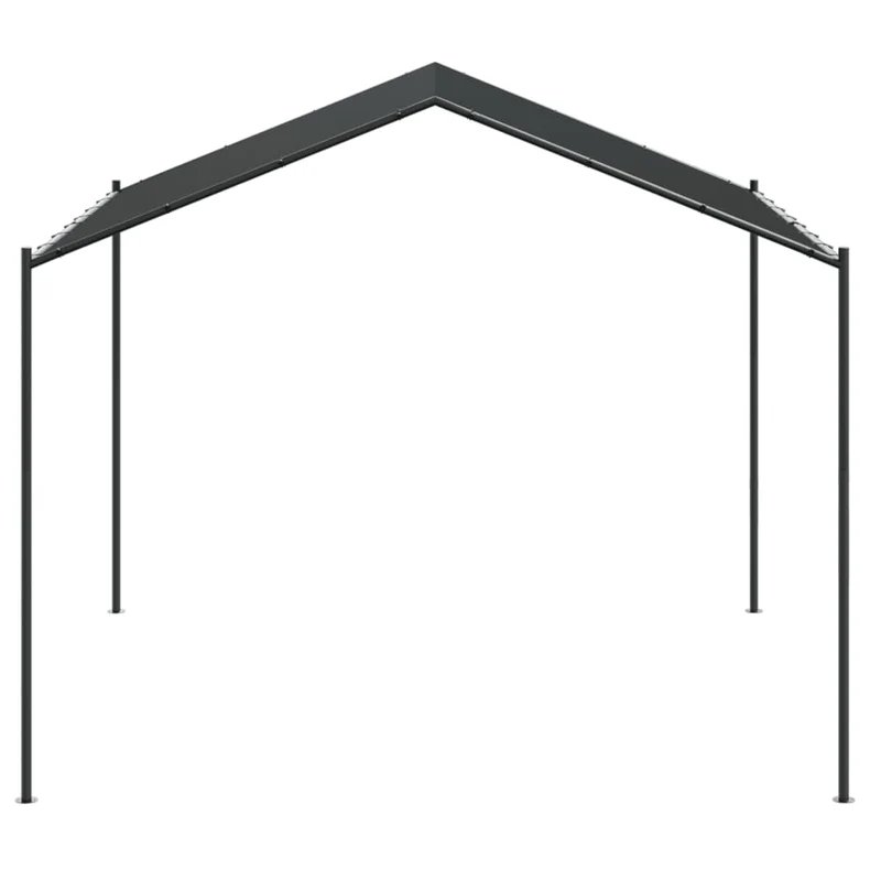 Tuinpaviljoen 4X4 M Staal En Stof Antracietkleurig