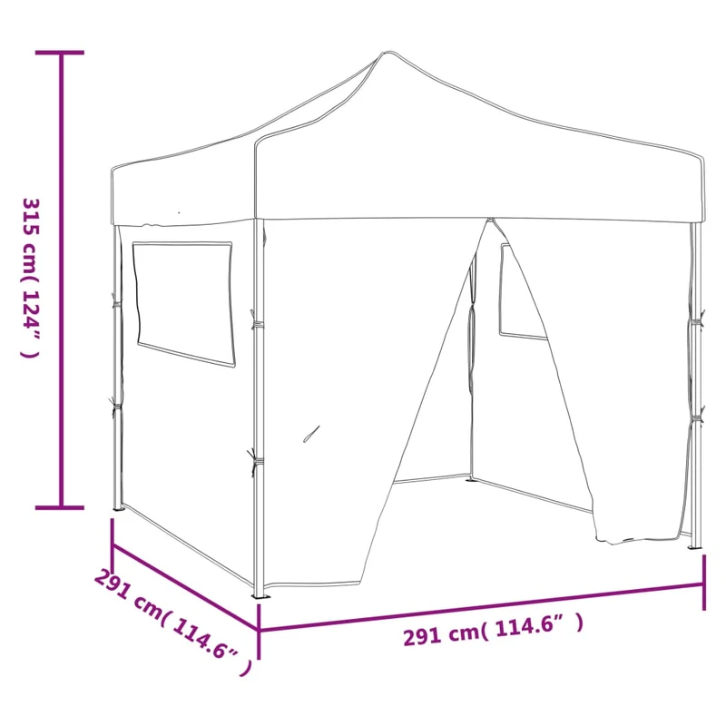 Vouwtent 3X3 M