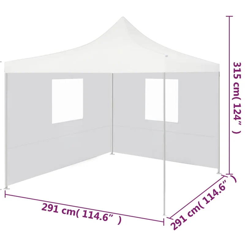 Partytent Inklapbaar 3X3 M Staal
