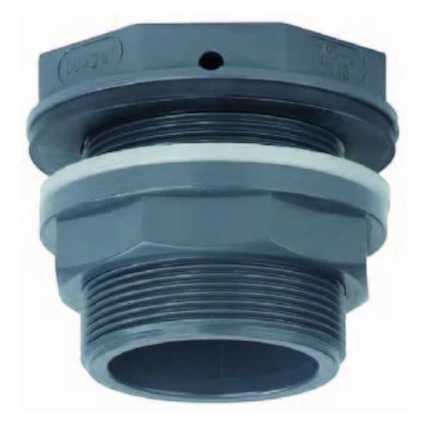 PVC passage paroi 16mm-50mm + vidange basse