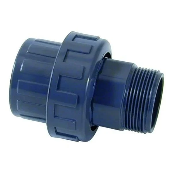 Cepex PVC-U Raccord 3/3 Filet Extérieur × Filet Intérieur – Union Filetée