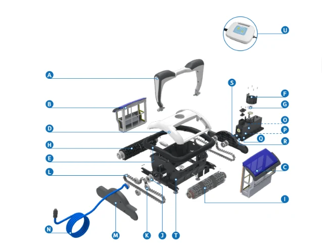 Aspirador PLUS+ BLUETOOTH BLUEZONE - recambios