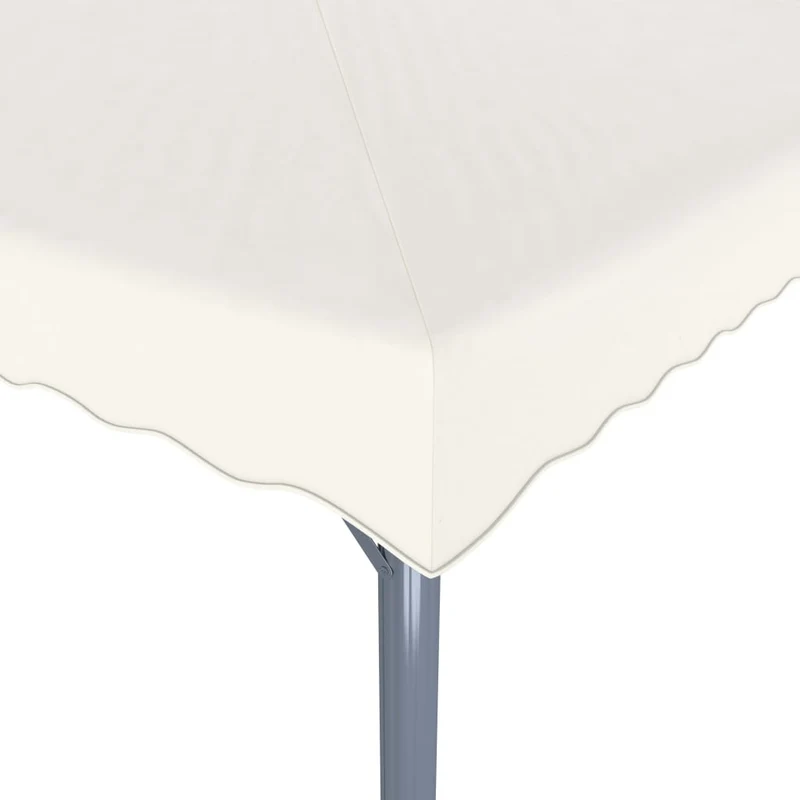 Prieel Met Led-Lichtslinger 300X300 Cm Aluminium Kleurig