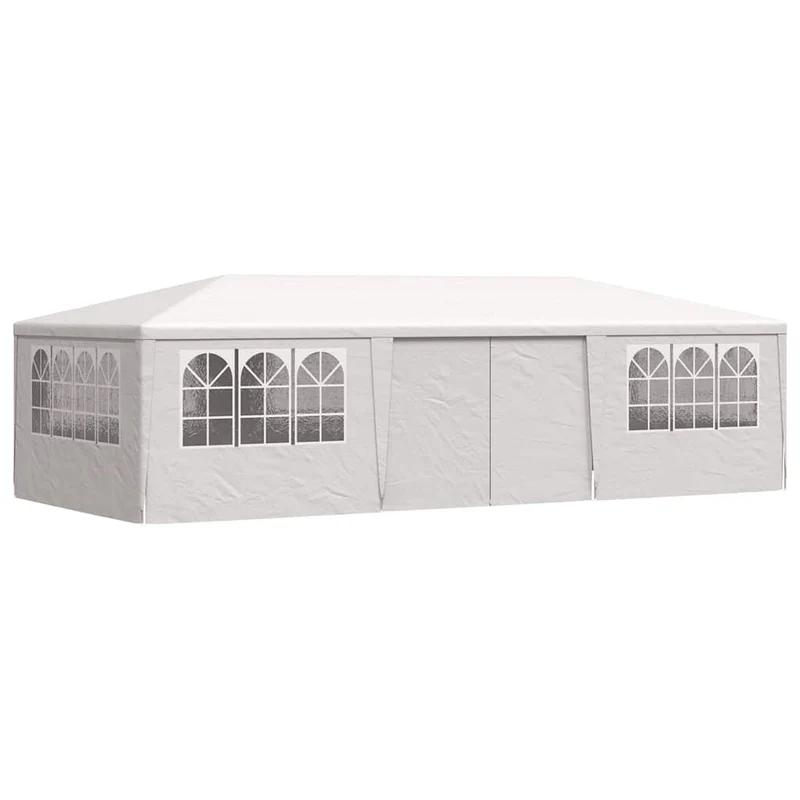 Partytent Met Zijwanden Professioneel 90 G/M² 4X9 M Wit