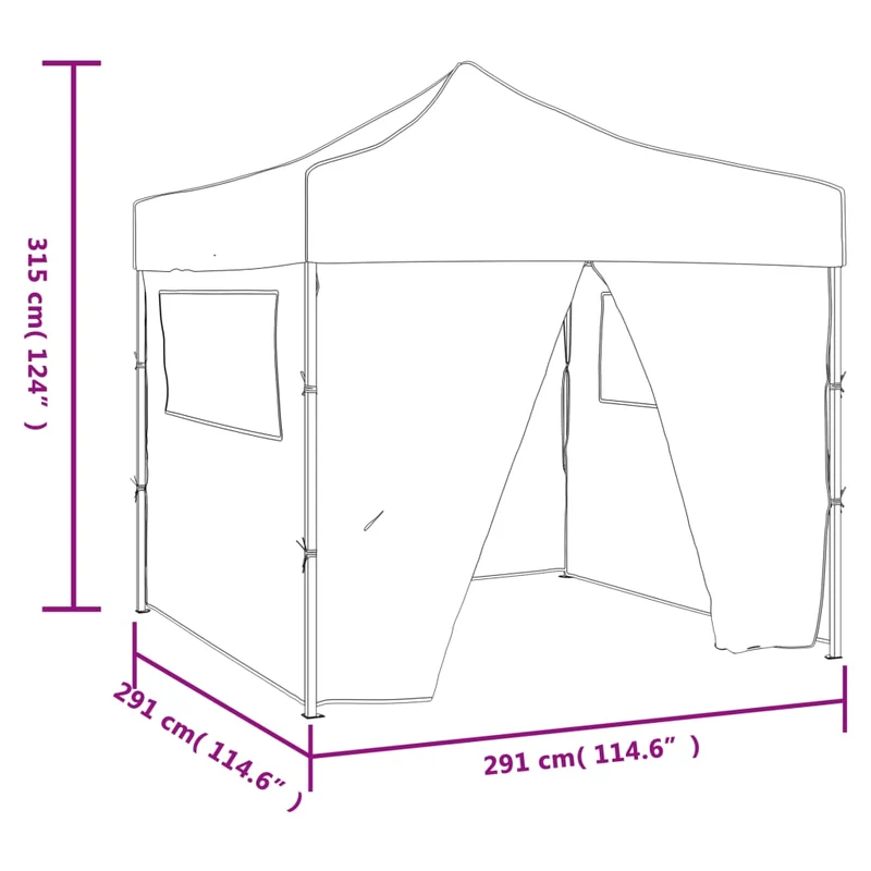 Vouwtent 3X3 M