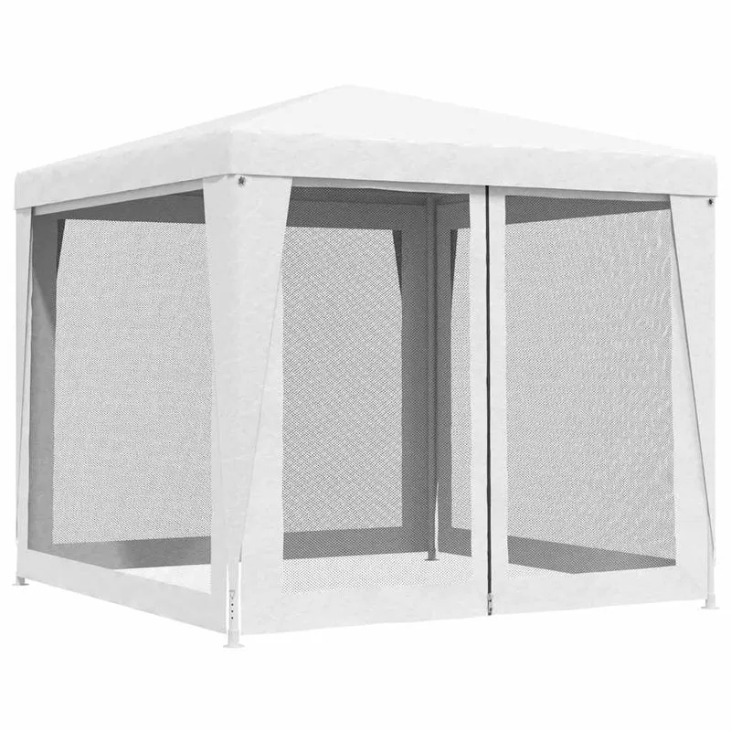 Partytent Met 4 Mesh Zijwanden 2,5X2,5 M