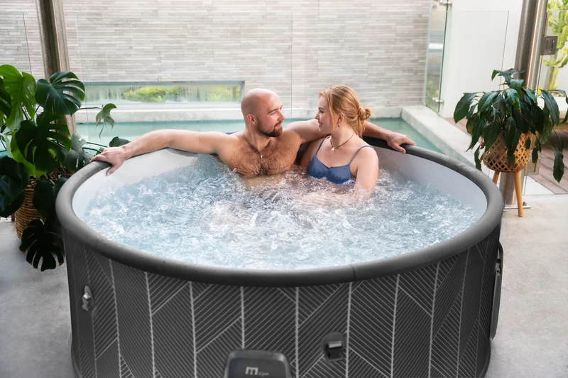 MSpa - Spa Semirrígido Redondo Mono Nox Eco 6 Personas
