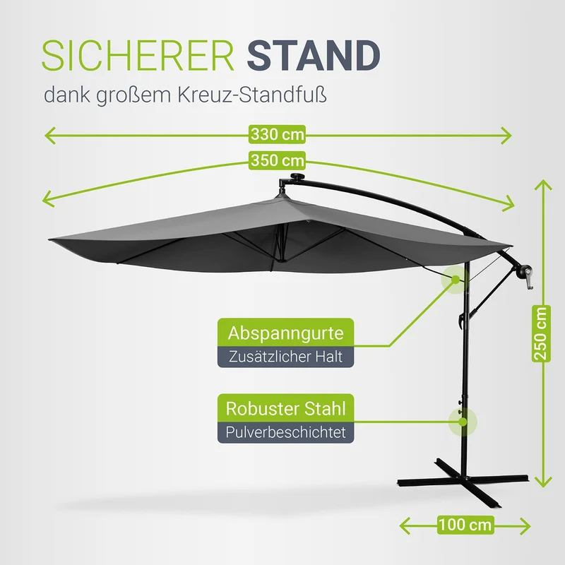 Parasol suspendu Brésil