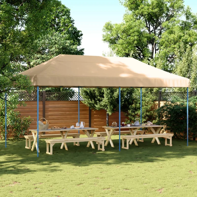 Partytent Met Blauwe Frame Oxford Stof