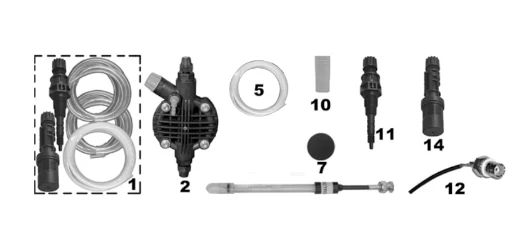 Tubo Peristáltico para Prim pH e Prim Temp e S10/S20/S20PH/RX - recambios