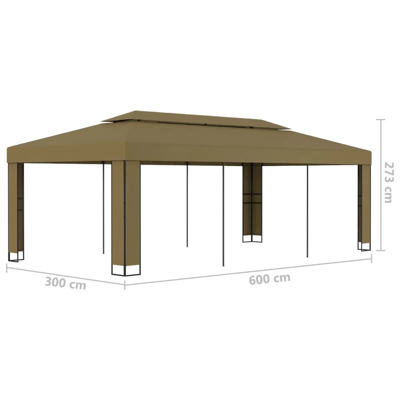 Prieel Met Dubbel Dak 180 G/M²