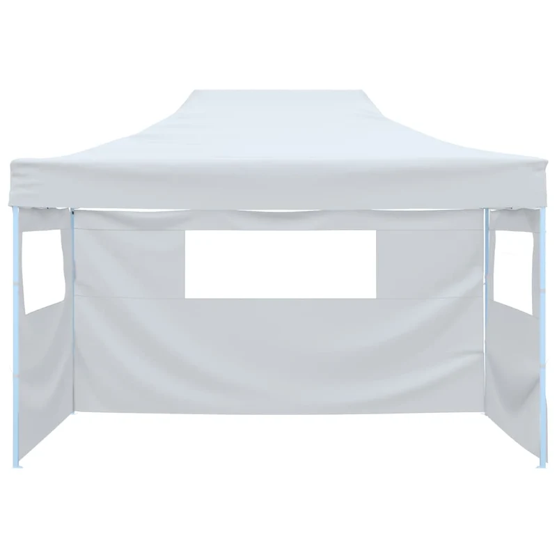 Partytent Met 3 Zijwanden Inklapbaar 280X410X315 Cm Staal