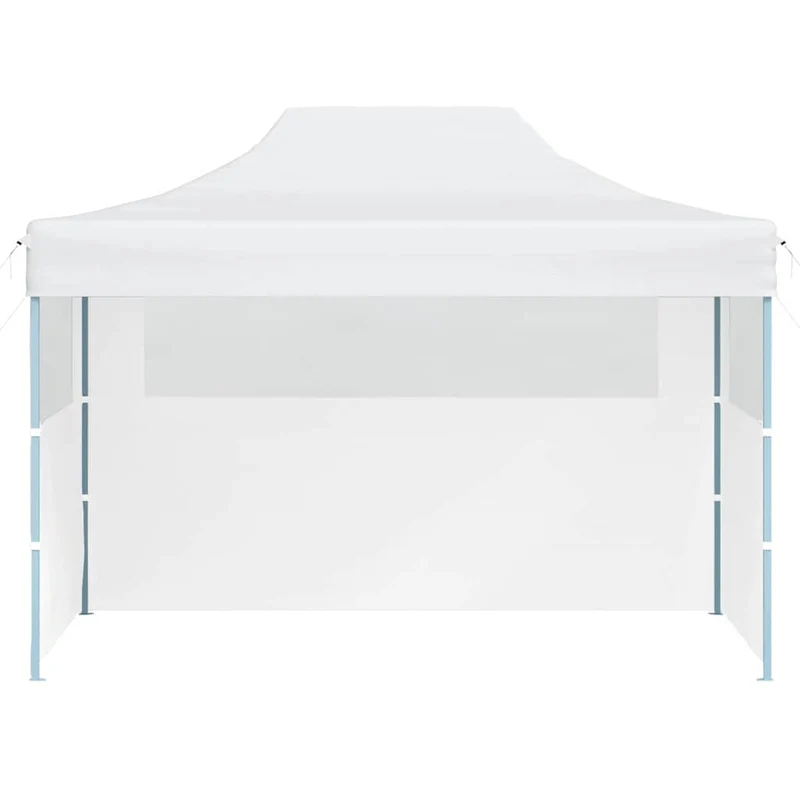Partytent Met 3 Zijwanden Inklapbaar 280X410X315 Cm Staal