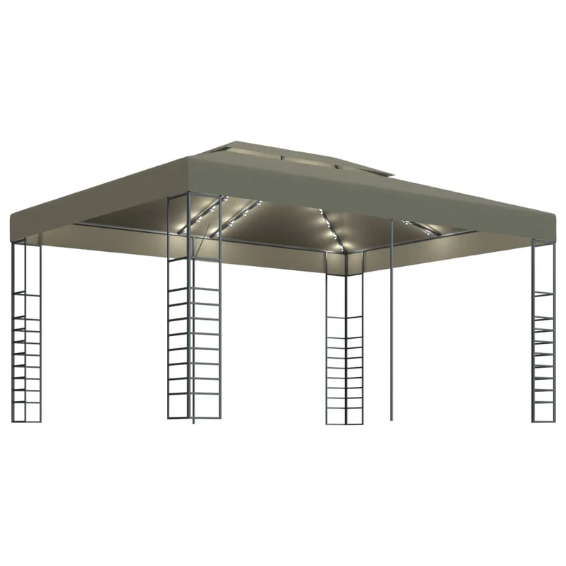 Prieel Met Led-Lichtslinger 3X4 M