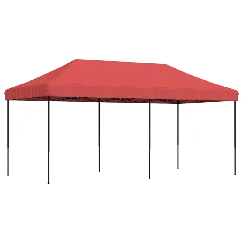 Partytent Bordeaux Met Zwarte Frame Oxford Stof