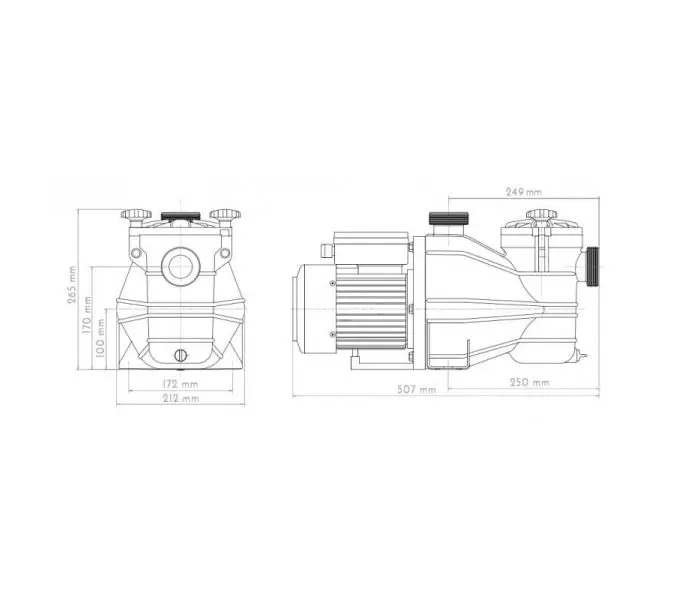Pompe de filtration VIPOOL MCB+