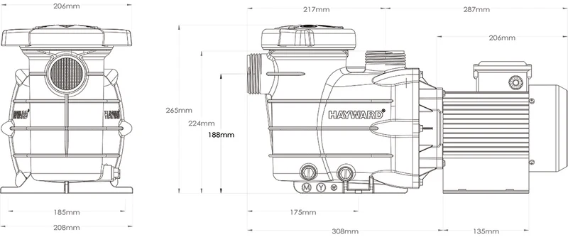 Pompe Hayward Powerline