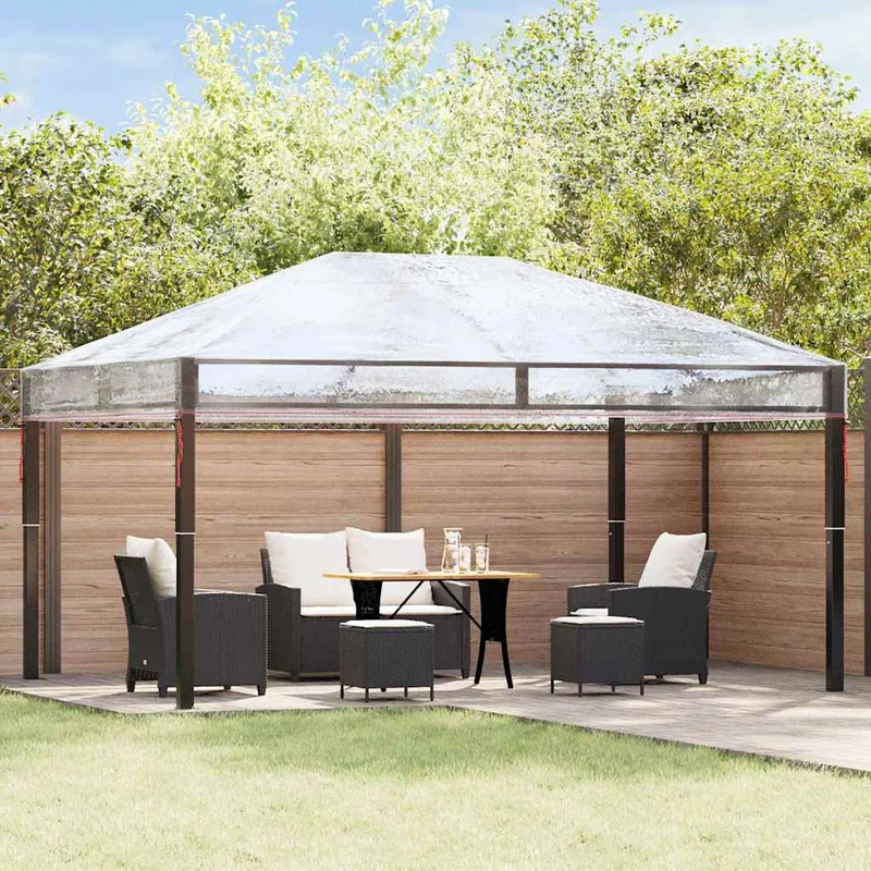 Gazebo Hoes Vervanging 400 X 300 X 32 Cm Transparant Pvc