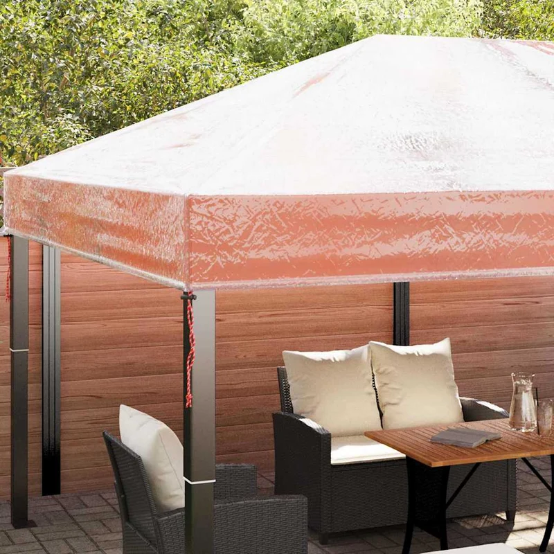 Gazebo Hoes Vervanging 400 X 300 X 32 Cm Transparant Pvc
