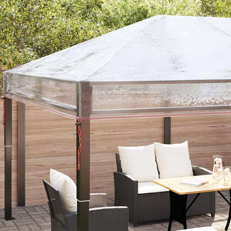 Gazebo Hoes Vervanging 400 X 300 X 32 Cm Transparant Pvc