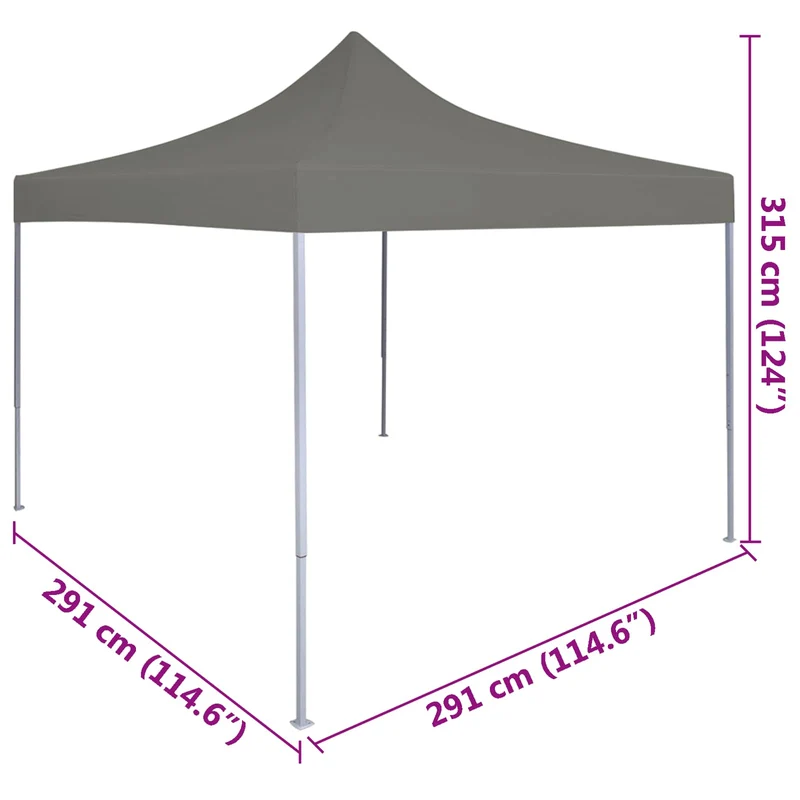 Partytent 291 X 291 X 315 Cm Oxford Stof