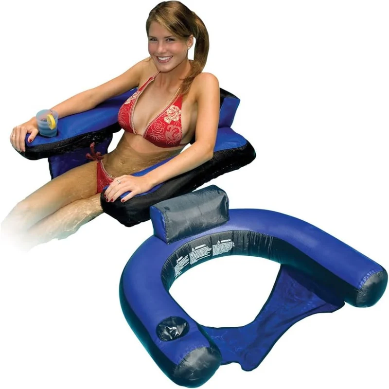 Chaise de piscine en U