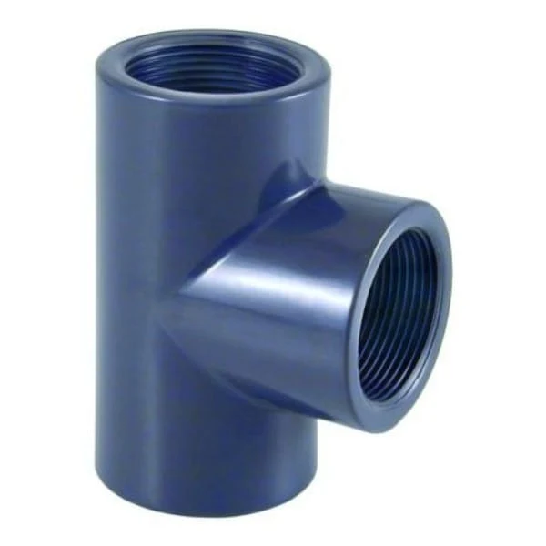 Cepex PVC raccord T 90° ½-4" fem PN10