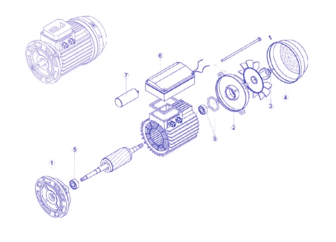 MOTOR DE BOMBA K-FLO HAYWARD - recambios