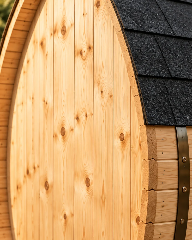 Sauna Barril Exterior Jardín 5-6 Personas
