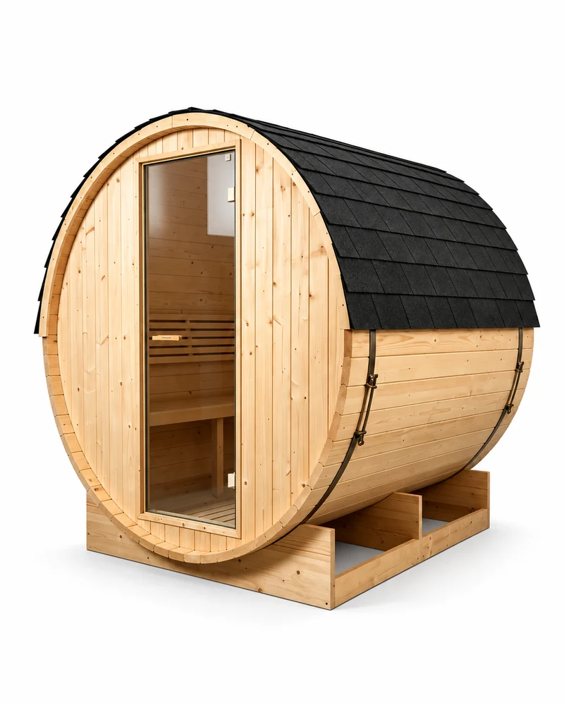 Sauna Barril Exterior Jardín 3-4 Personas