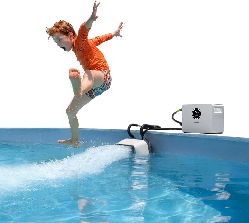 iGarden Swim Jet 10 Horas Máquina de Contracorriente Portátil para Piscina sin Obras